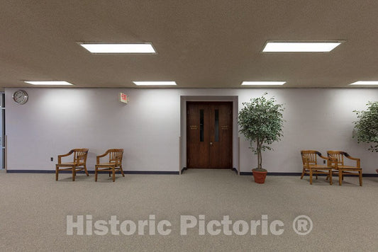 Photo- Courtroom Lobby. George Howard Jr. Federal Building and U.S. Courthouse, Pine Bluff, Arkansas 2 Fine Art Photo Reproduction