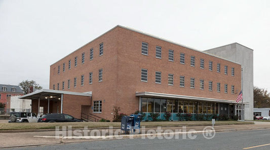 Photo- Exterior. Jacob Trieber Federal Building, U.S. Post Office & U.S. Court House, Helena, Arkansas 1 Fine Art Photo Reproduction