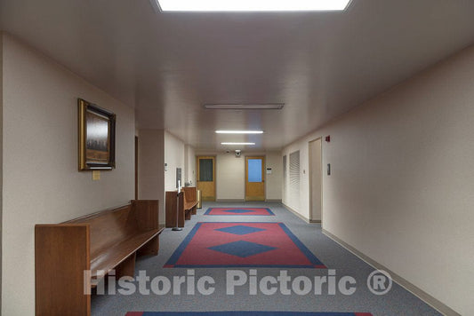 Photo - Courtroom Lobby. U.S. Post Office and Court House in Hot Springs, Arkansas- Fine Art Photo Reporduction