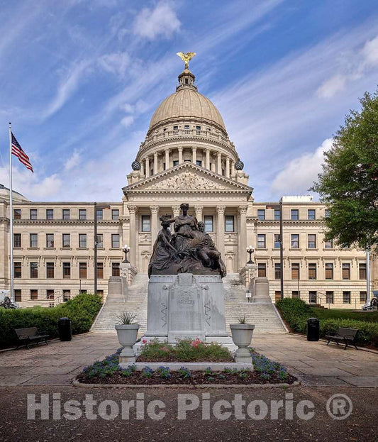 Photo- The Mississippi State Capitol in Jackson, a Beaux Arts-Style Building has Been The Home of Mississippi's State Legislature Since 1903 2 Fine Art Photo Reproduction