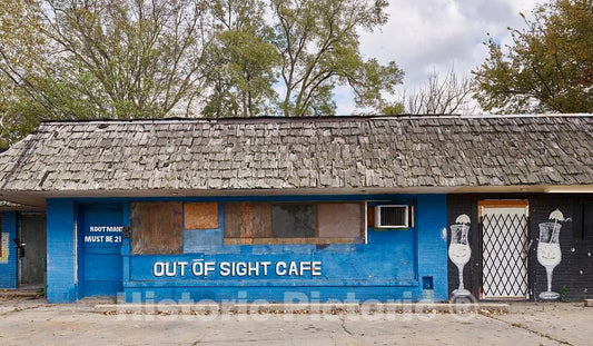 Photo - The Out of Sight Cafe in Yazoo City, Mississippi, was Also Out of Business at The time of This Photo in 2017- Fine Art Photo Reporduction