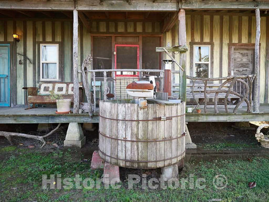 Photo - Crude Farm Washing Machine on The Hopson Plantation site on The outskirts of Clarksdale, in Mississippi's Delta Region- Fine Art Photo Reporduction
