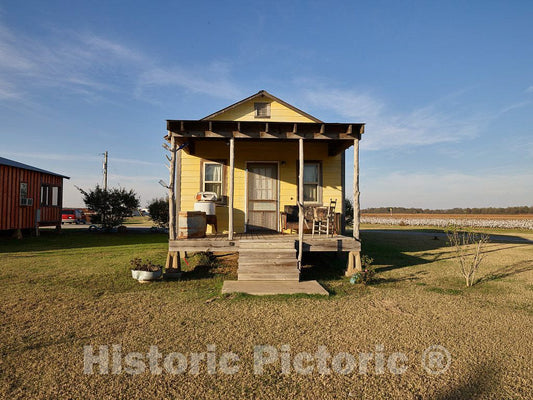 Photo- Converted Cabin on The Hopson Plantation site on The outskirts of Clarksdale, in Mississippi's Delta Region 2 Fine Art Photo Reproduction