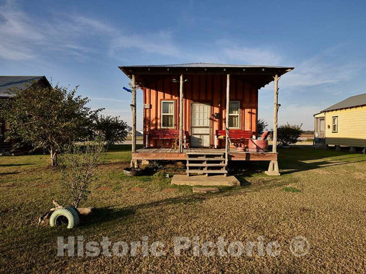 Photo- Converted Cabin on The Hopson Plantation site on The outskirts of Clarksdale, in Mississippi's Delta Region 3 Fine Art Photo Reproduction