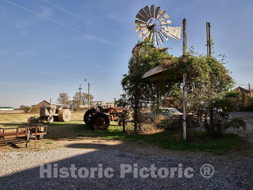 Photo- Scene at The Hopson Plantation site on The outskirts of Clarksdale, in Mississippi's Delta Region 1 Fine Art Photo Reproduction