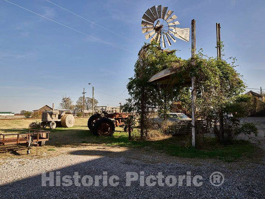 Photo- Scene at The Hopson Plantation site on The outskirts of Clarksdale, in Mississippi's Delta Region 1 Fine Art Photo Reproduction
