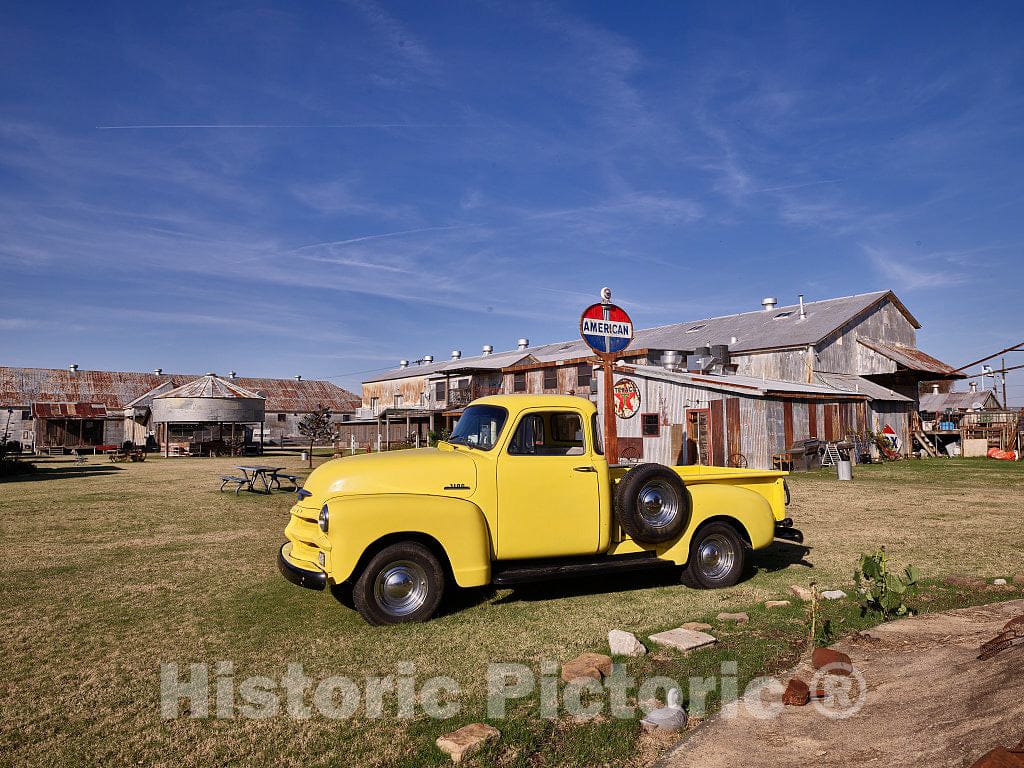 Photo- Vintage Pickup Truck on The Hopson Plantation site on The outskirts of Clarksdale, in Mississippi's Delta Region 1 Fine Art Photo Reproduction