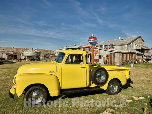 Photo- Vintage Pickup Truck on The Hopson Plantation site on The outskirts of Clarksdale, in Mississippi's Delta Region 2 Fine Art Photo Reproduction