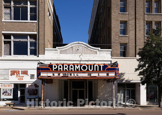 Photo - The Old The Marion Theatre Opened in 1918 in Clarksdale- Fine Art Photo Reporduction