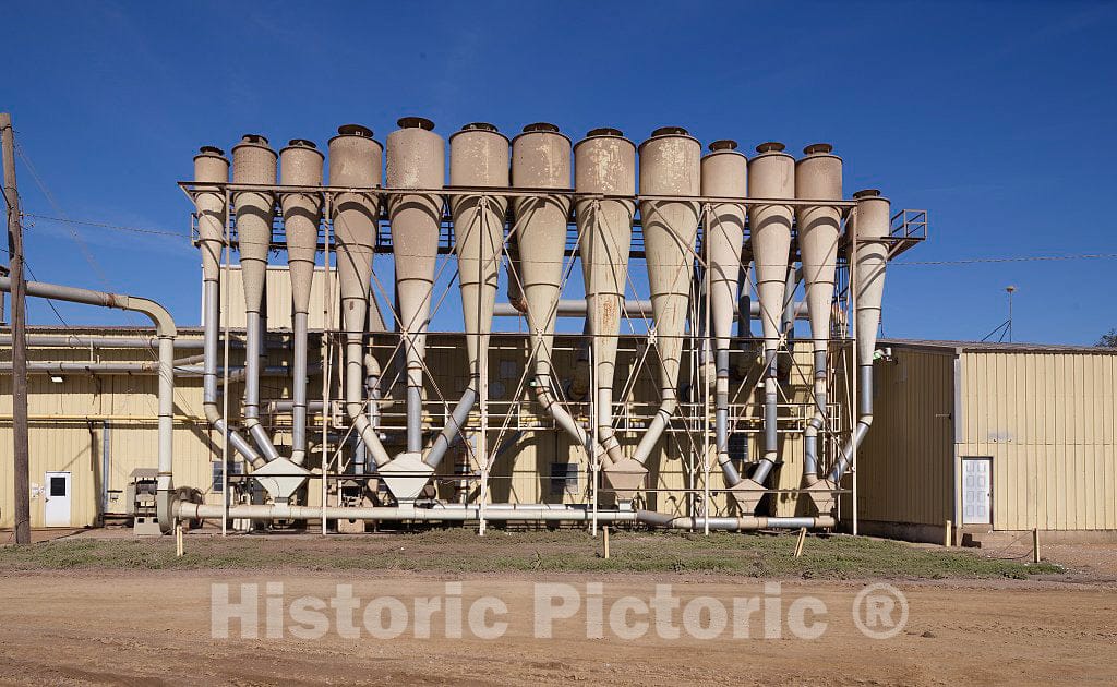 Photo - Intricate chutes and piping at the Bobo-Mosely (Cotton) Gin Co. in Clarsdale, Mississippi- Fine Art Photo Reporduction