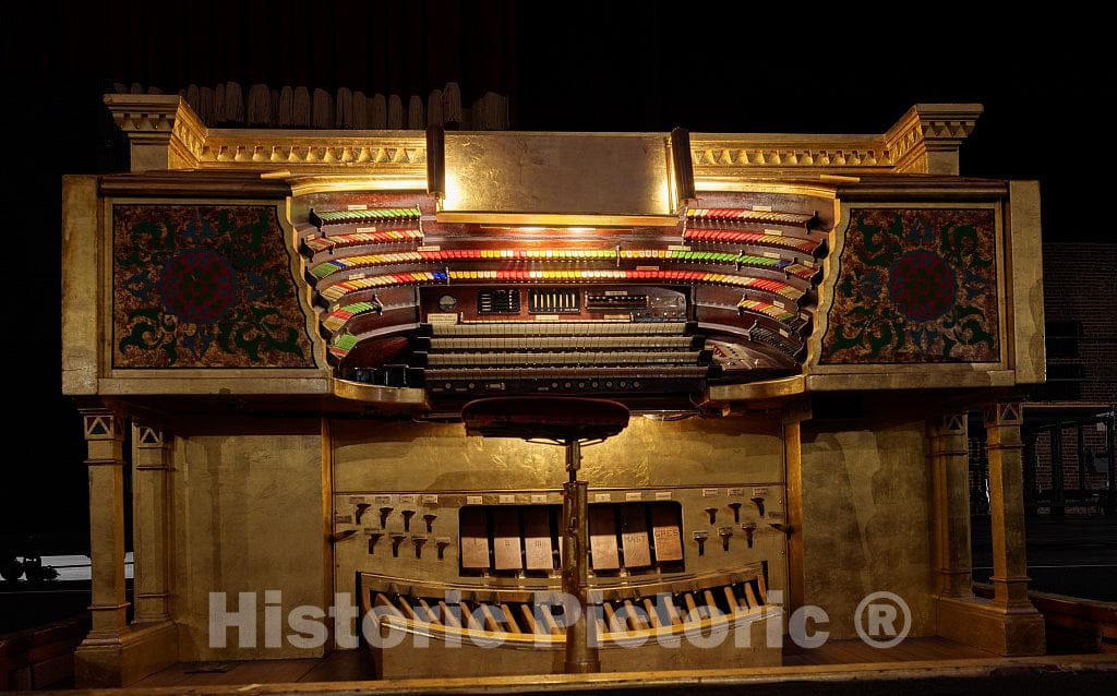 Photo- The Mighty Mo Organ at The Historic Fox Theatre in Downtown Atlanta, Georgia 1 Fine Art Photo Reproduction