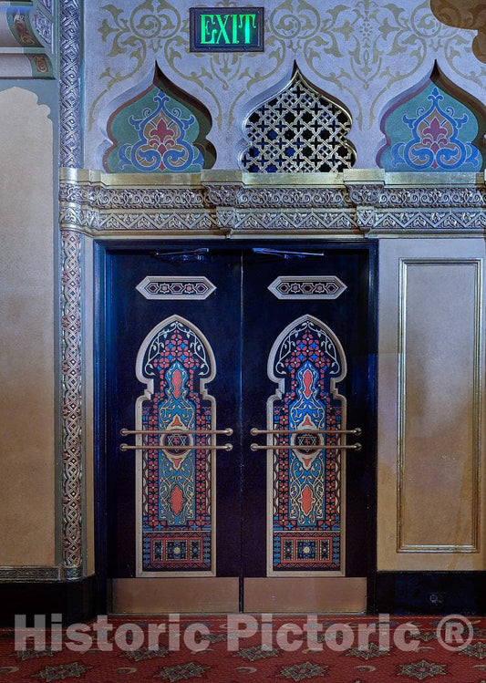 Photo- Some of The Moorish-influenced Design Elements of The Historic Fox Theatre in Downtown Atlanta, Georgia 1 Fine Art Photo Reproduction