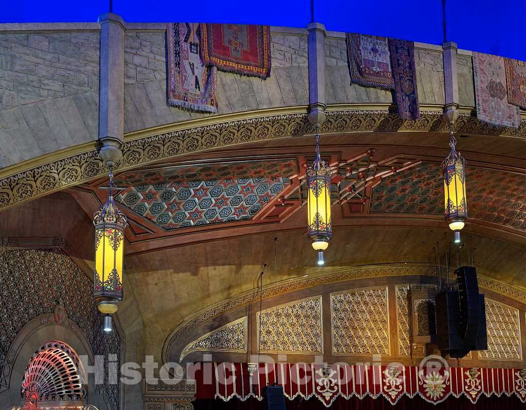Photo- Some of The Moorish-influenced Design Elements of The Historic Fox Theatre in Downtown Atlanta, Georgia 4 Fine Art Photo Reproduction