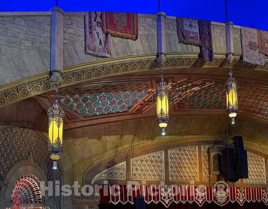 Photo- Some of The Moorish-influenced Design Elements of The Historic Fox Theatre in Downtown Atlanta, Georgia 4 Fine Art Photo Reproduction