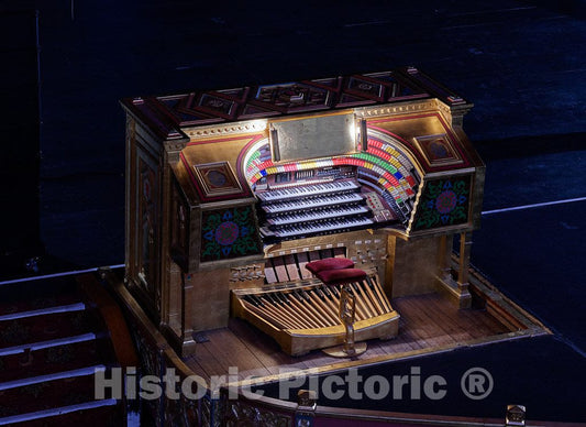 Photo- The Mighty Mo Organ at The Historic Fox Theatre in Downtown Atlanta, Georgia 2 Fine Art Photo Reproduction