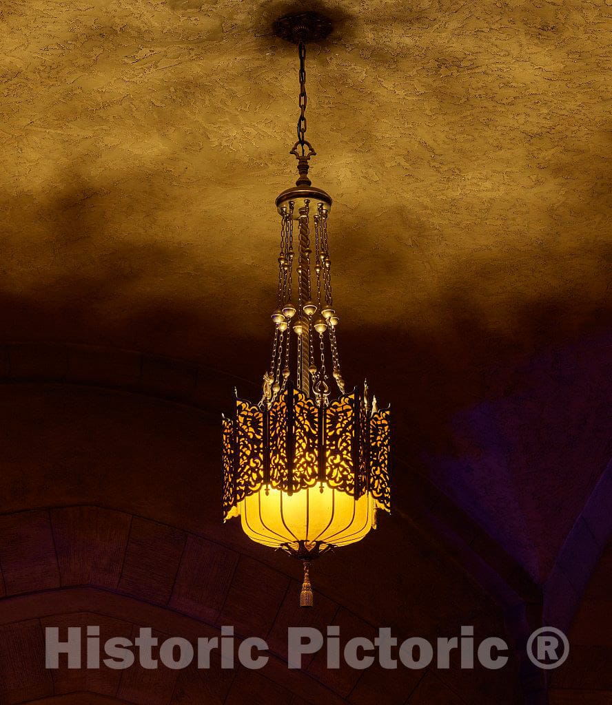 Photo - Chandelier at The Historic Fox Theatre in Downtown Atlanta, Georgia- Fine Art Photo Reporduction