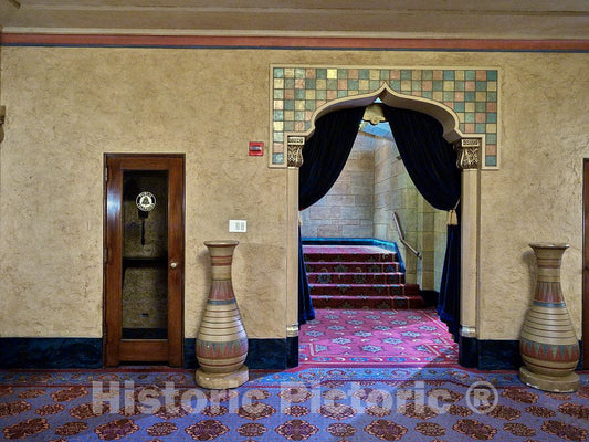 Photo- Part of The Lower Lobby at The Historic Fox Theatre in Downtown Atlanta, Georgia 4 Fine Art Photo Reproduction