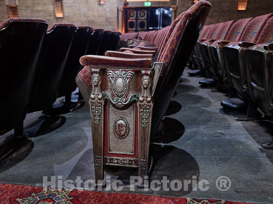 Photo- A Few of The 4,665 Seats at The Historic Fox Theatre in Downtown Atlanta, Georgia 2 Fine Art Photo Reproduction