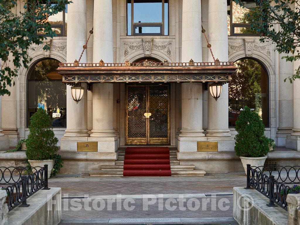 Photo - The elegant Ponce De Leon condominium apartment building, one of Atlanta, Georgia's, oldest condos, designed by architect William Stoddart, opened in 1913