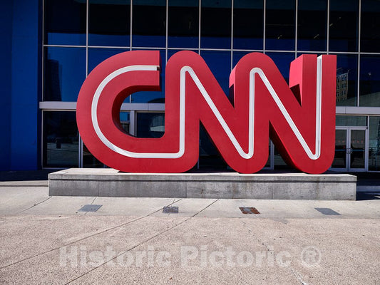 Photo- Lobby Area of CNN Center (The Initials are Short for Cable News Network) World Headquarters Building in Atlanta, Georgia 2 Fine Art Photo Reproduction