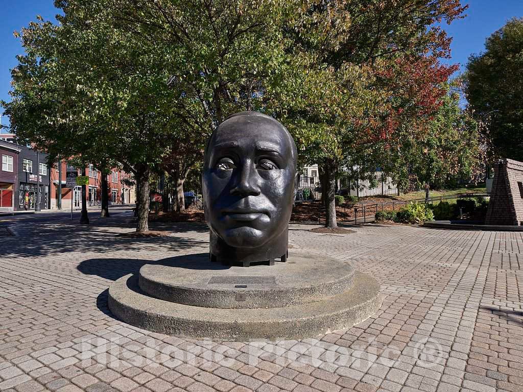 Photo - Ralph Helmick's silicon and bronze"Through His Eyes" monument in Atlanta, Georgia, pays tribute to Georgia civil-rights leader John Wesley Dobbs