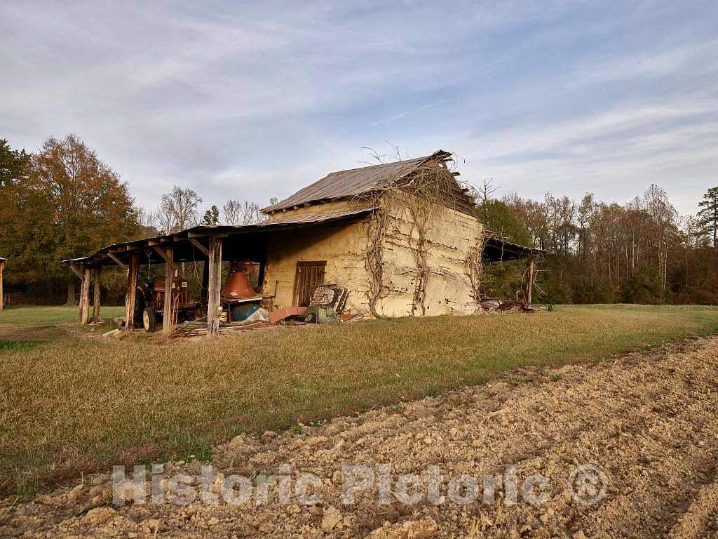 Photo- One of several tobacco barns at Prodigal Farm, near Durham in Rougemont, North Carolina 1 Fine Art Photo Reproduction