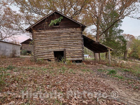 Photo- One of several tobacco barns at Prodigal Farm, near Durham in Rougemont, North Carolina 2 Fine Art Photo Reproduction