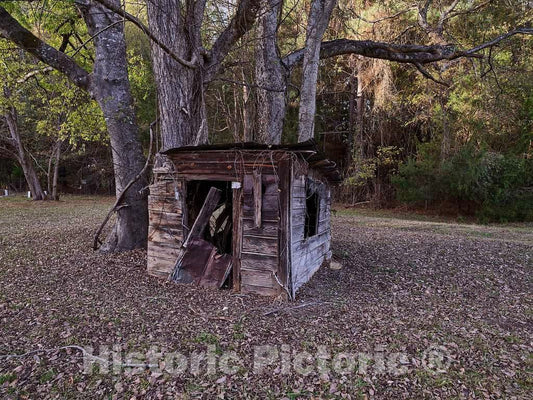 Photo - Shed at Historic Stagville, a North Carolina Historic site on The outskirts of Durham- Fine Art Photo Reporduction