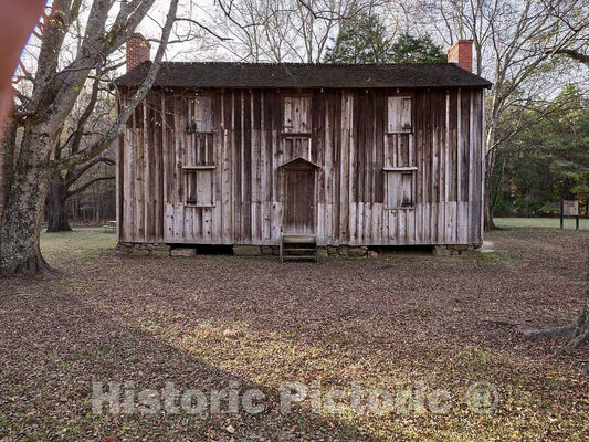 Photo- Slave Quarters at Historic Stagville, a North Carolina Historic site on The outskirts of Durham 4 Fine Art Photo Reproduction