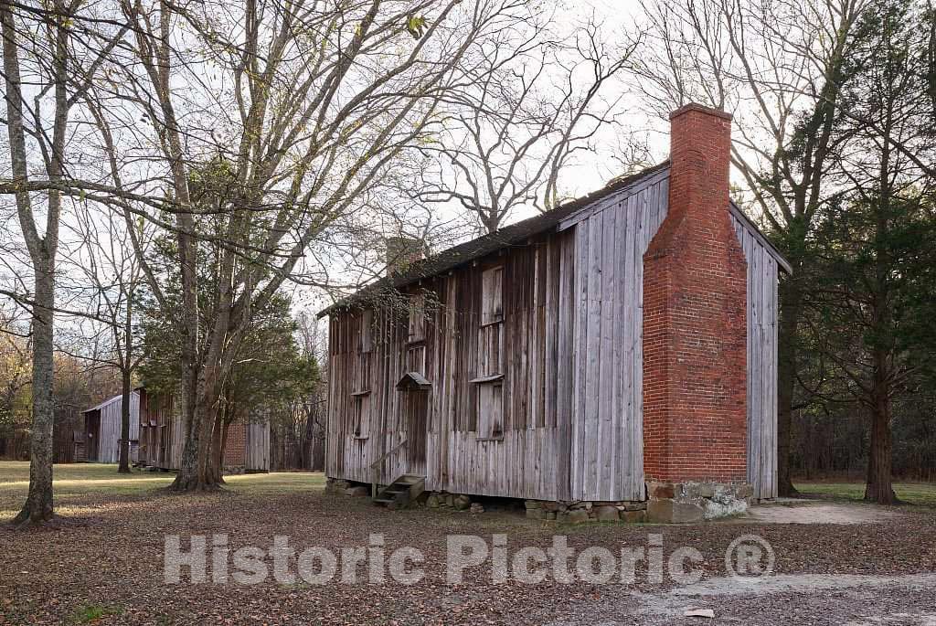 Photo- Slave Quarters at Historic Stagville, a North Carolina Historic site on The outskirts of Durham 5 Fine Art Photo Reproduction