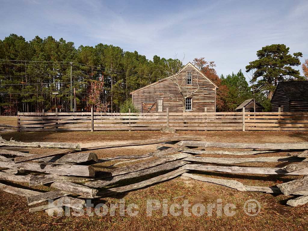 Photo- Grounds at Bennett Place, Also Known as Bennett Farm, a North Carolina Historic Site in Durham County 2 Fine Art Photo Reproduction