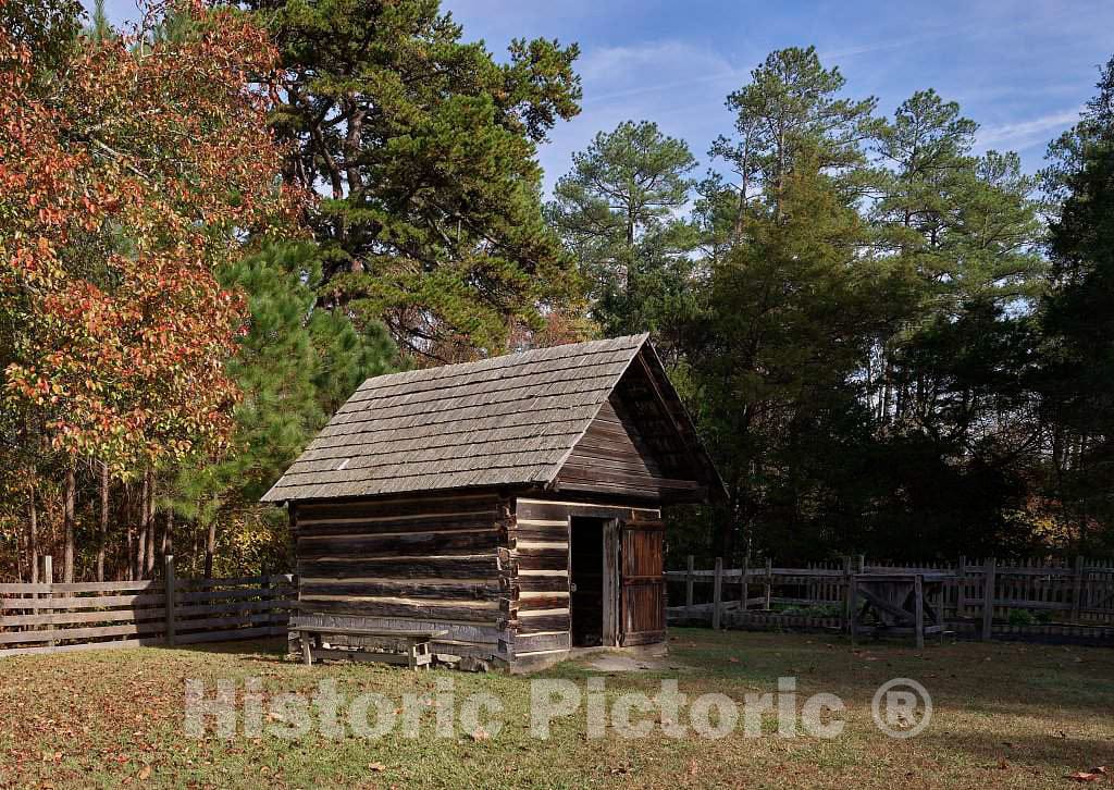 Photo- Cabin at Bennett Place, Also Known as Bennett Farm, a North Carolina Historic Site in Durham County 1 Fine Art Photo Reproduction