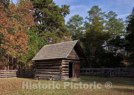 Photo- Cabin at Bennett Place, Also Known as Bennett Farm, a North Carolina Historic Site in Durham County 1 Fine Art Photo Reproduction