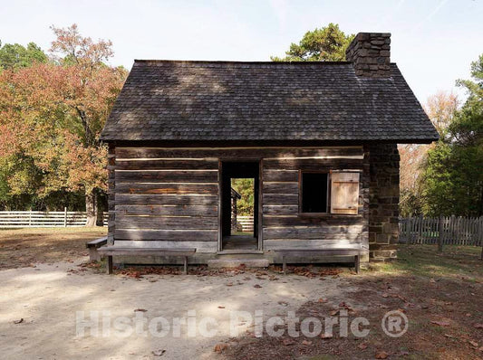 Photo- Cabin at Bennett Place, Also Known as Bennett Farm, a North Carolina Historic Site in Durham County 2 Fine Art Photo Reproduction