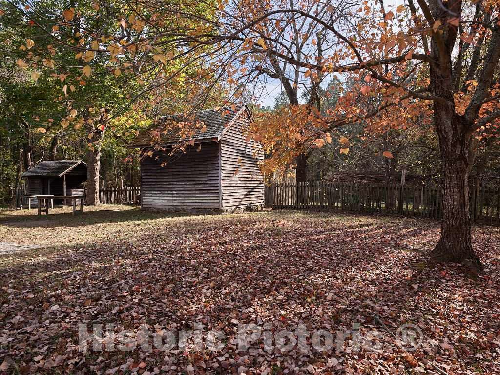 Photo- Tobacco barn at The Duke Homestead State Historic site on The outskirts of Durham, North Carolina 3 Fine Art Photo Reproduction