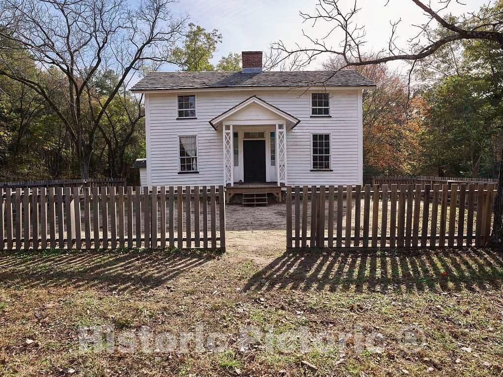 Photo - The Family Dwelling at The Duke Homestead State Historic Site on The outskirts of Durham, North Carolina- Fine Art Photo Reporduction