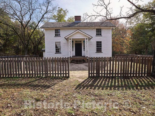 Photo - The Family Dwelling at The Duke Homestead State Historic Site on The outskirts of Durham, North Carolina- Fine Art Photo Reporduction