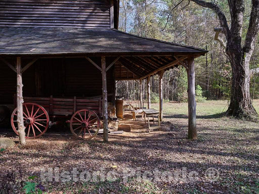 Photo- Tobacco barn at The Duke Homestead State Historic site on The outskirts of Durham, North Carolina 6 Fine Art Photo Reproduction