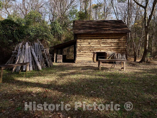 Photo- Tobacco barn at The Duke Homestead State Historic site on The outskirts of Durham, North Carolina 8 Fine Art Photo Reproduction