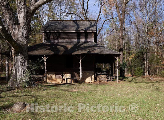 Photo- Tobacco barn at The Duke Homestead State Historic site on The outskirts of Durham, North Carolina 9 Fine Art Photo Reproduction