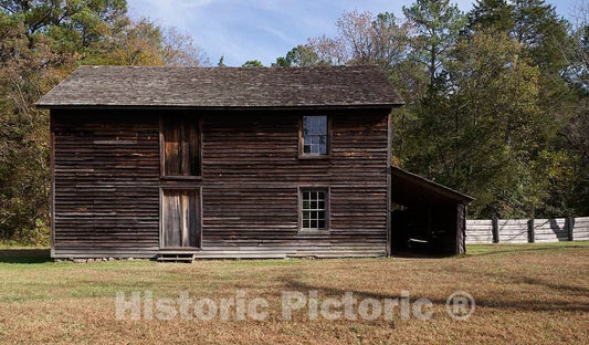 Photo - Barn at The Duke Homestead State Historic site on The outskirts of Durham, North Carolina- Fine Art Photo Reporduction