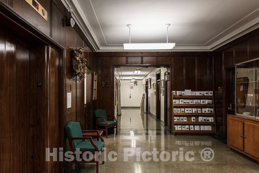 Photo- Corridor. U.S. Forest Service Building in Elkins, West Virginia 1 Fine Art Photo Reproduction