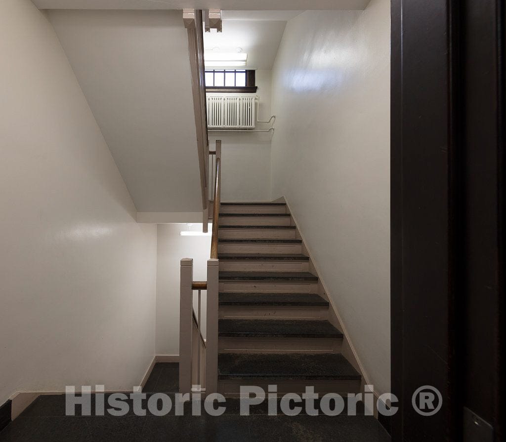 Photo - Stairway. U.S. Forest Service Building in Elkins, West Virginia- Fine Art Photo Reporduction