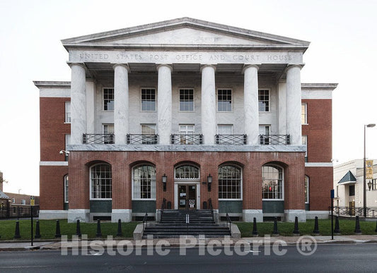 Photo- U.S. Courthouse in Harrisonburg, Virginia 1 Fine Art Photo Reproduction