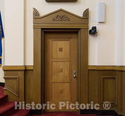 Photo - Door. U.S. Courthouse in Harrisonburg, Virginia- Fine Art Photo Reporduction