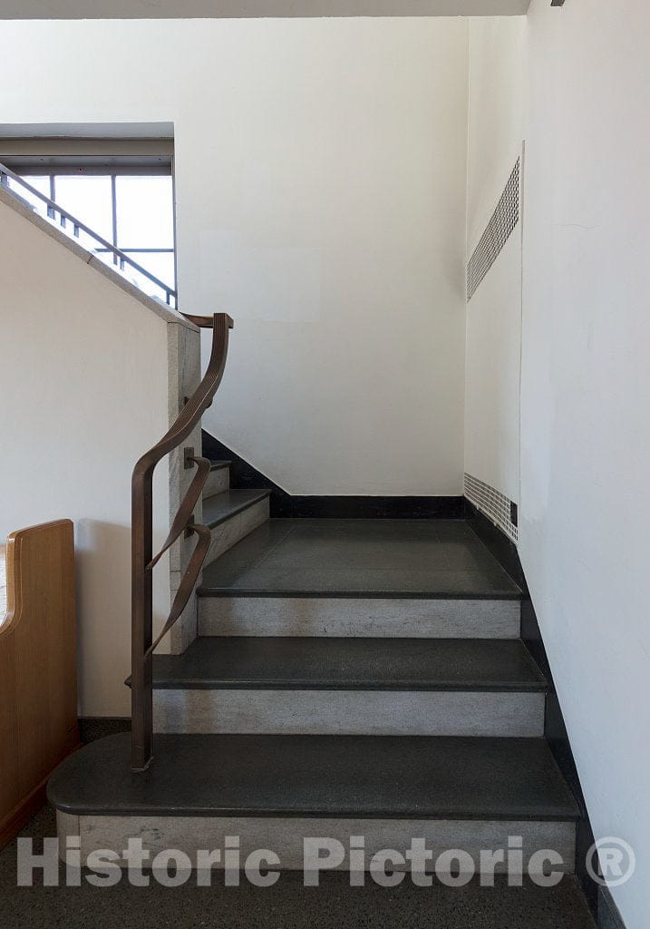 Photo- Stairway. U.S. Courthouse, Harrisonburg, Virginia 1 Fine Art Photo Reproduction