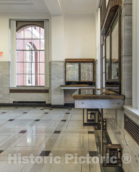 Photo- Lobby. U.S. Courthouse, Harrisonburg, Virginia 1 Fine Art Photo Reproduction