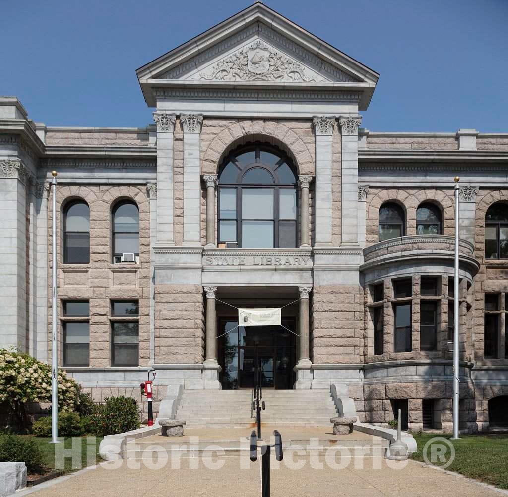 Photo - The State Library Building in Concord, New Hampshire's Capital City- Fine Art Photo Reporduction