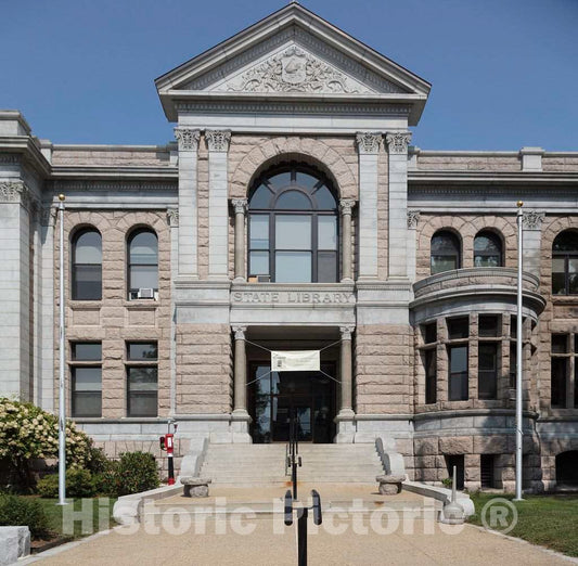 Photo - The State Library Building in Concord, New Hampshire's Capital City- Fine Art Photo Reporduction