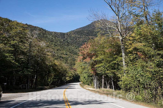 Photo - Road Through Crawford Notch State Park in The White Mountain National Forest, Near Jackson, New Hampshire- Fine Art Photo Reporduction